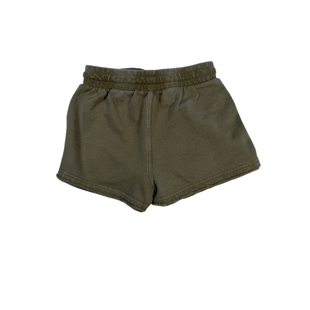 Daily Practice Anthropologie Olive Green Drawstring Shorts XS Utility Pockets - Picture 3 of 8